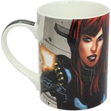 Imagem de Caneca Cerâmica Avengers Black Widow 460Ml - Zona Criativa