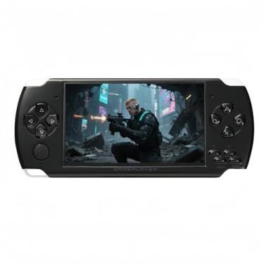 Imagem de JXD Handheld Game Console 4.3 inch 8GB Built in 2000 Games for Multiple Simulators X6 Retro Video Game Console Mp3/4/Ebook TV Out Mini Hand Portable Game Player Device Holiday (Black)