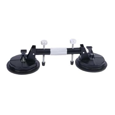Imagem de IEUDNS Ajustador de costuras sem costura com ventosas, ferramenta portátil profissional para junção de bancadas, junta de costuras para reparos de pedra e, Preto