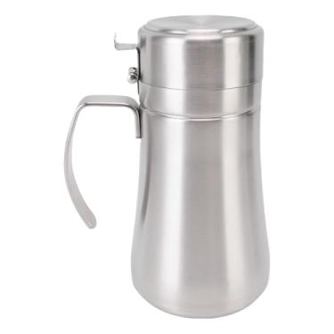Imagem de TOPINCN O óleo de Cozinha Pode Dispensar O Azeite de Aço Inoxidável Vinagre de Garrafa Pode Panela à Prova de Vazamentos Com Tampa para Cozinha Churrasco 500ml (500ml)