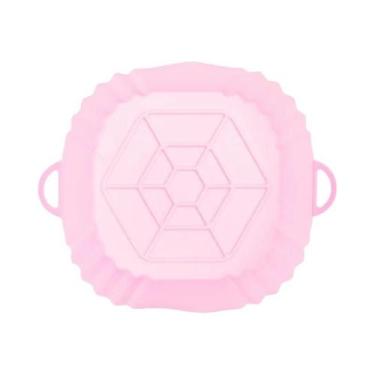 Imagem de Cesto De Silicone Reutilizável Para Air Fryer, Molde Para Forno, Bande