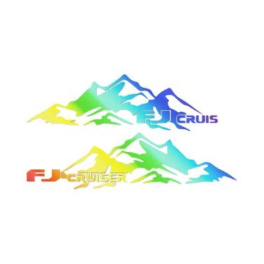 Imagem de Adesivos Laterais Para Porta De Carro Toyota FJ Cruiser, Decalques De 