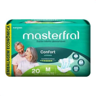 Imagem de Masterfral Confort Media Fralda Geriátrica Adulto com 20 und