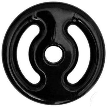 Imagem de Par Anilha Emborrachada 2 Kg Vazada Musculação E Academia