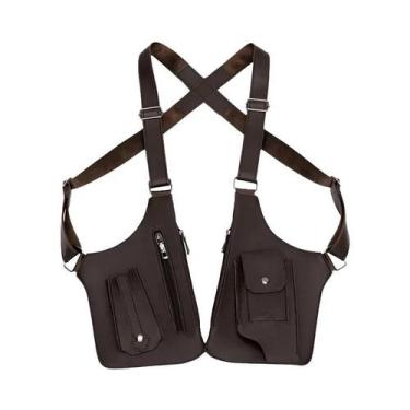 Imagem de Colete Tático Masculino Para Esportes Ao Ar Livre, Bolsa Antifurto De 