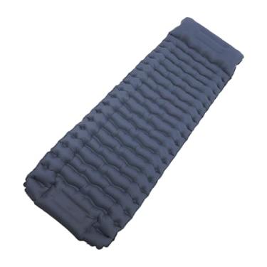 Imagem de Asixxsix Camping Sleeping Pad, Bump Bump Bomba Inflável Bolsa de Dormir Connectless Conexão Portátil Camping Camping para Acampar Backpacking Trenda de Viagem para Caminhada (LT30 marinho)
