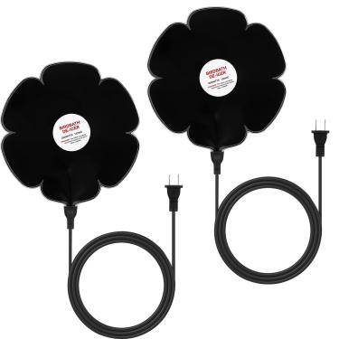 Imagem de Tujoe Pacote com 2 aquecedores de banho para pássaros, aquecedor de água para banhos de pássaros de 250 w com cabo de 2 m, controle termostático para uso ao ar livre, inverno, animais, cavalos, lagoas