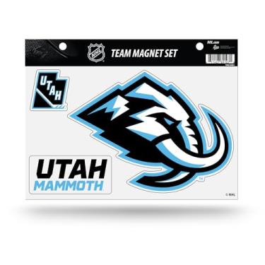 Imagem de Rico Industries NHL Hockey Utah Mammoth Conjunto de ímãs padrão do time 21,6 cm x 28 cm - Decoração de casa - Regrigerador, escritório, cozinha