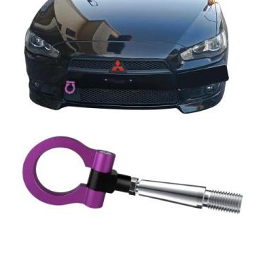Imagem de Tow Hook Esportivo Engate Reboque Japones Lancer Evo Roxo - Estilo Br