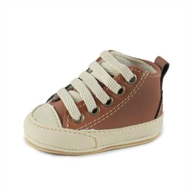 Imagem de Sapatinhos Bebê-Tenis recém-nascido primeiros passos 14ao20 Forro tecido espumado 1101A