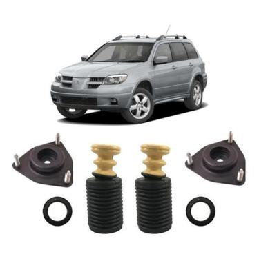 Imagem de Kit 2 Batente Coxim Dianteiro Airtrek 2003 2004 2005 2006 07