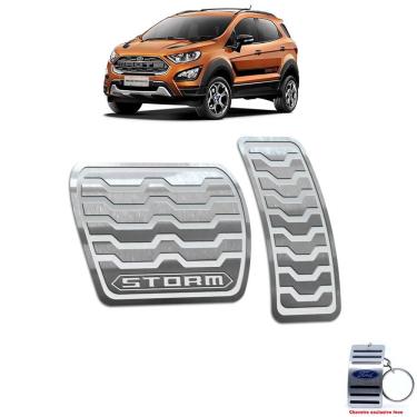 Imagem de Pedaleira Automático Ford Ecosport Storm 2018 A 2020 Prata