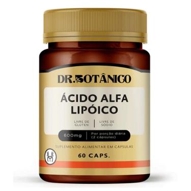 Imagem de Acido Alfa Lipoico 600Mg 60 Capsulas Dr Botanico
