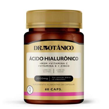 Imagem de Acido Hialuronico + Vit C + Zinco 60 Capsulas Dr Botanico