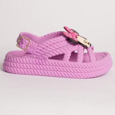 Imagem de Papete Minnie Menina Minnie Confortável Baby Leve E Trançada - Ecobags