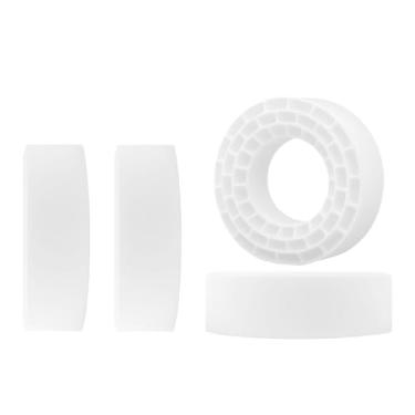 Imagem de NMNRC 1.55 inch Silicone Rubber Insert Foam Spur Soft Version Compatible with 1.55'' Rim 95-97mm Tires Upgrades Part White