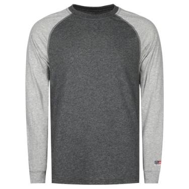 Imagem de Camiseta de trabalho BOCOMAL FR Two-Tone Crew Lightweight 120 ml