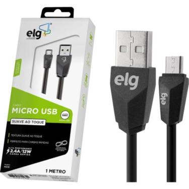 Imagem de Cabo Micro USB M510 1m Preto ELG