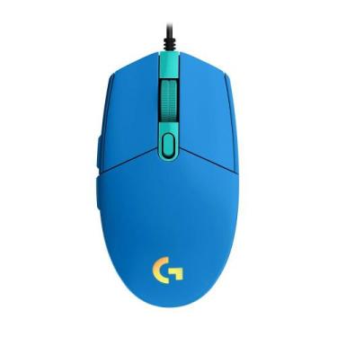 Imagem de Mouse Gamer Logitech G203 Lightsync - 8000 Dpi - 6 Botoes - Azul