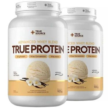 Imagem de Kit 2x True Protein Vanilla Ice Cream 900g - True Source-Unissex