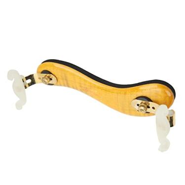 Imagem de Domary Descanso de Ombro para Violino de Madeira, Suporte Antiderrapante, Pés Ajustáveis ​​para Crianças e Adultos (1/2)