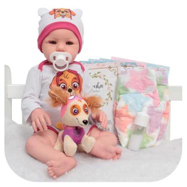 Imagem de Bebê Reborn Boneca Realista Corpo Silicone + Acessórios