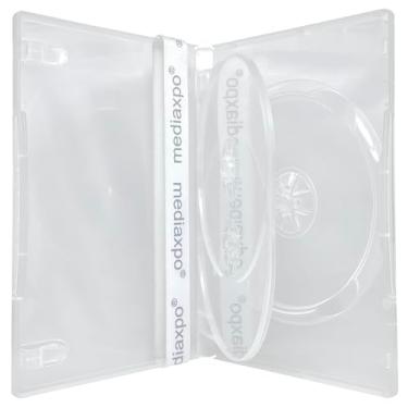 Imagem de 10 capas de DVD transparentes triplos de 3 discos padrão