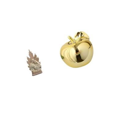 Imagem de YIJU Escultura de Resina de Cerâmica de Frutas Da Família Sagrada, Ornamento Clássico de Estatueta Católica Cristã para Mesa de Escritório, Carro, Casa, Va