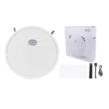 Imagem de GLOGLOW Robot Vacuum Cleaner Forte Sucção 3 Em 1 Limpador Automático para o Tapete de Ladrilhos de Piso de Madeira Em Casa, Material de Abdominais
