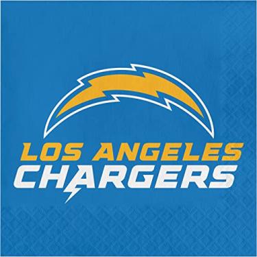 Imagem de Trendware Guardanapos Los Angeles Chargers, 48 unidades