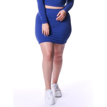 Imagem de Saia faixa basic bali hai, Azul, gg