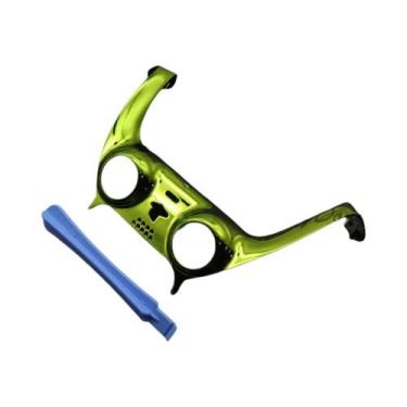 Imagem de Controle PS5 Cromado Fosco Com Faixa Decorativa E Tampa De Controle Co