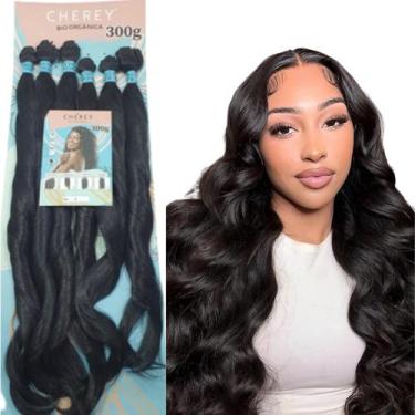 Imagem de Aplique De Cabelo Ondulado Liso Super Natural Longo Entrelace - bbless