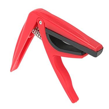Imagem de RiToEasysports Ukulele Capo Ferramenta de Ajuste de Tom de Plástico Leve SpringLoaded para Acessórios de Instrumentos de Cordas, Design Com Braçadeira/suporte Fácil de Operar para Músicos, Almofada