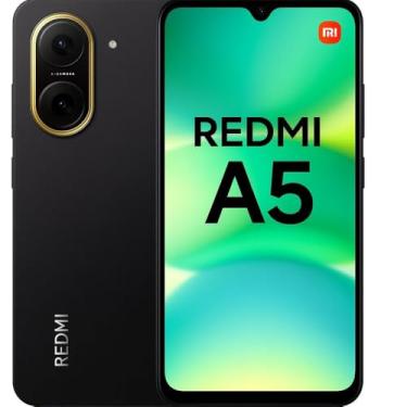 Imagem de Smartphone Xiaomi Redmi A5 64GB 3GB RAM + 3GB de Ram extendida Dual SIM Tela 6.88" - Preto Midnight Black Câmera 32MP com IA