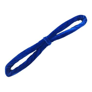 Imagem de RNXRZANK Aro de Ginástica Portátil, 40 Cm (15,75") Equipamento Versátil, Prático E Profissional com Círculo Pequeno para Barra de Pole Dance, azul