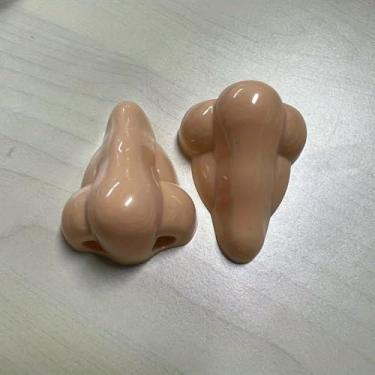 Imagem de 2 apontadores de lápis de nariz divertidos – Material escolar perfeito, recompensas ideais para professores (2 peças)