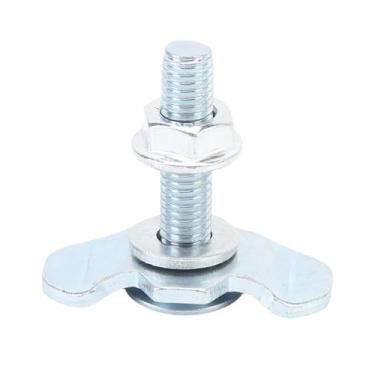 Imagem de Generic Parafusos Roscados de Esteira L, Aço Carbono, Capacidade de 2.200 Lbs, Galvanizado Versátil, Trilho L, Encaixe de Porca Com Rosca Dupla para Caminhonete de van (40mm)