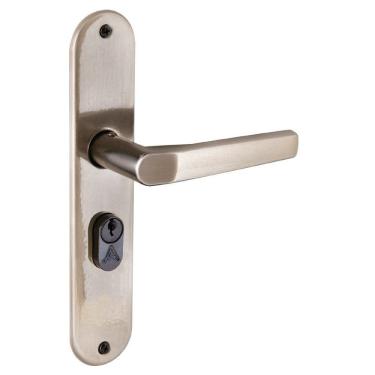 Imagem de Fechadura Entrada Espelho Latonado Pop Premium Aliança