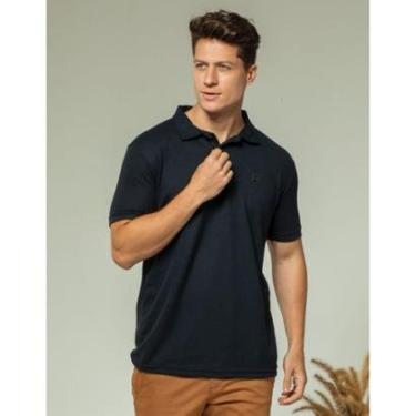 Imagem de Camiseta Polo Masculina Malha Piquet Texturizada Elegante-Masculino