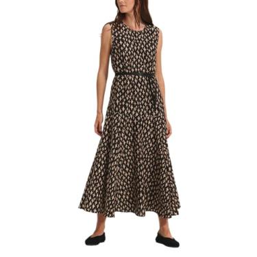 Imagem de Velvet by Graham & Spencer Vestido feminino de voile estampado Kaitlyn, Nightfall, P