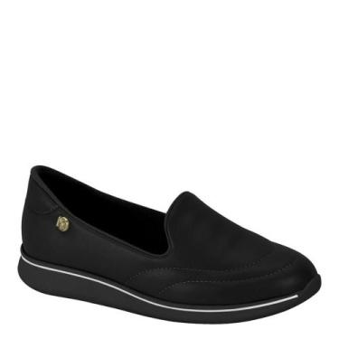 Imagem de Tênis Feminino Ortopédico Calce Fácil Modare Conforto Casual, Preto na