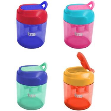 Imagem de Apontador com Depósito, Summit, 2 Furos, Tris Squeeze, 4 Cores, Display com 12