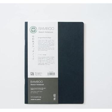 Imagem de Bloco Sketchbook Awagami Bamboo B5 110g/m² Indigo Blue