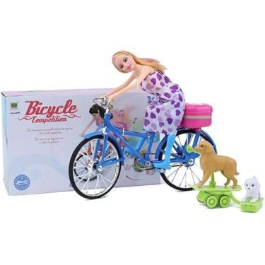 Imagem de Boneca na Bicicleta Motorizada com Luz e Som – Brinquedo Infantil Educativo, Interativo e Divertido para Meninas e Meninos