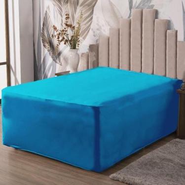 Imagem de Lençol Luva Casal Cama Conjugada Veste Colchão Box Malha 1P - Ametista