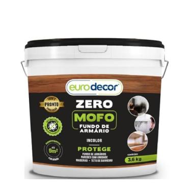 Imagem de Verniz Euro Decor Zero Mofo Fundo de Armário 3.6L Parede e Teto de Banheiro