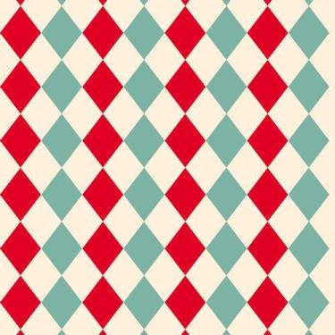 Imagem de Papel De Parede Xadrez Verde E Vermelho Autocolante Sala - LRP