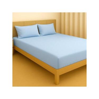 Imagem de Jogo de lençol com elástico e fronha Casal ,Queen, king ,solteiro 100%