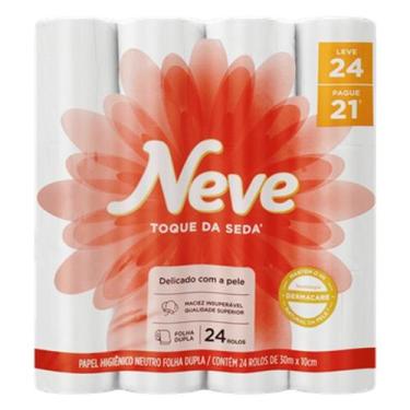 Imagem de Papel Higiênico Dermacare Neve 24 Rolos